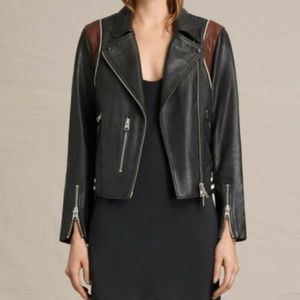 AllSaints Balfern Biker Jacket, Women's Size 0